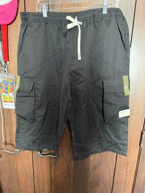 3 Pairs Mens Cargo Shorts Big and Tall Short Cargo Pants Knee Lenght Loose Fit